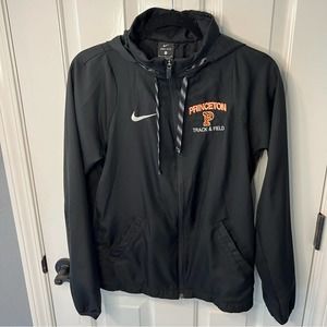 Nike Princeton Tigers Women’s Track & Field zip-up, hooded jacket - Small